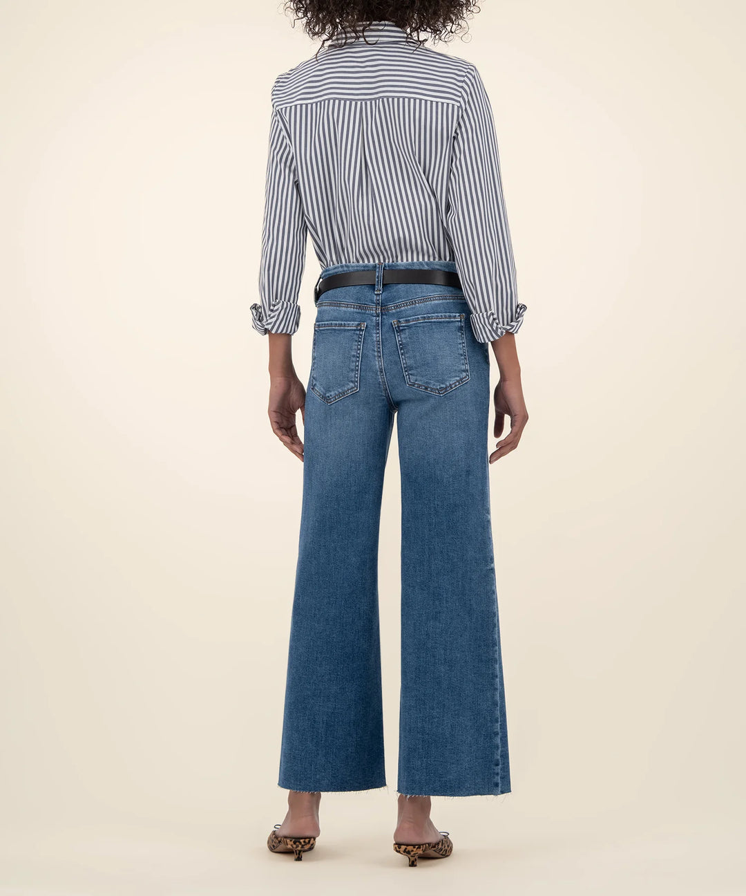 Meg High Rise Wide Leg- TOUGHNESS W/MED BASE WASH