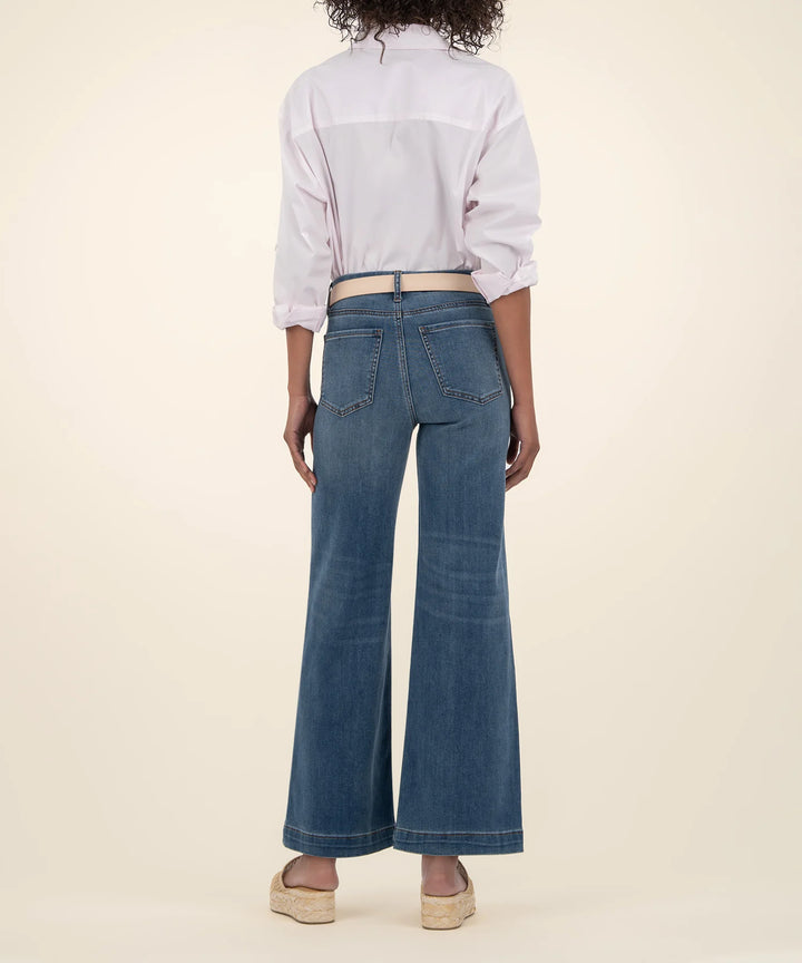 Meg High Rise Wide Leg - LOYALTY W/MED BASE WASH