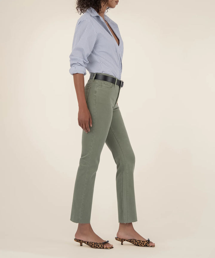 Kelsey High Rise Ankle Flare - SAGE