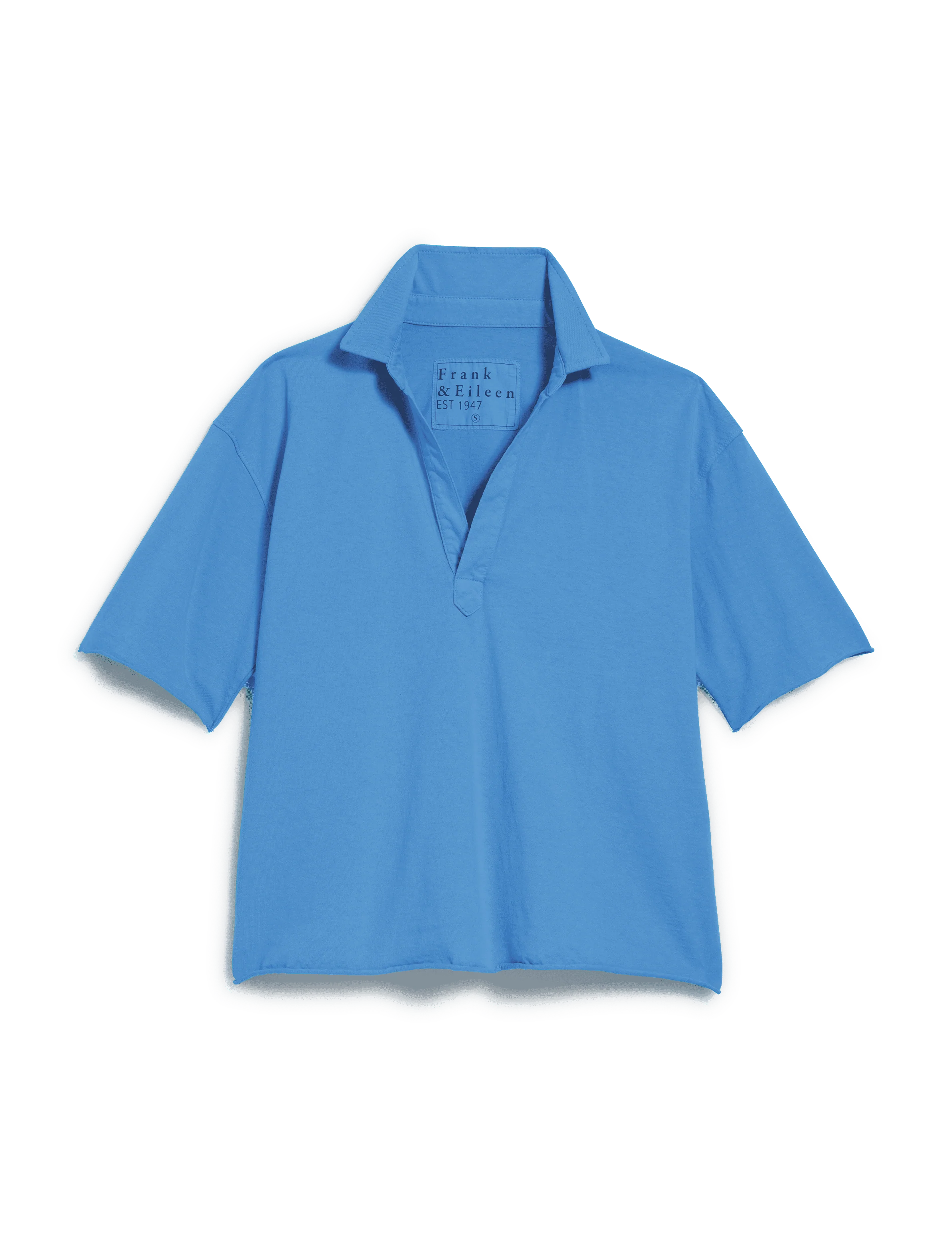 Patty Popover Henley - Sky