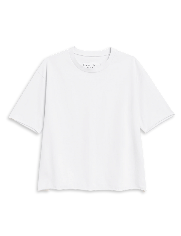 Perry Crewneck Tee- White