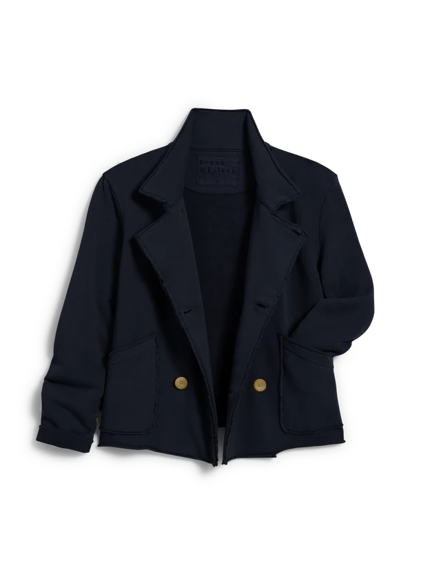Mini Belfast Cropped Peacoat- British Royal Navy