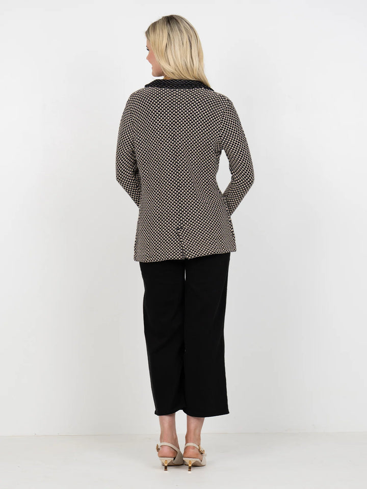 Sloane Sweater Blazer - Mightnight Vanilla
