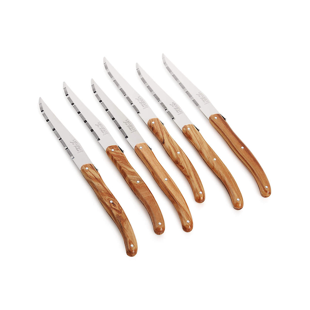 BMH - Wooden Steak Knives Set/6 (2)