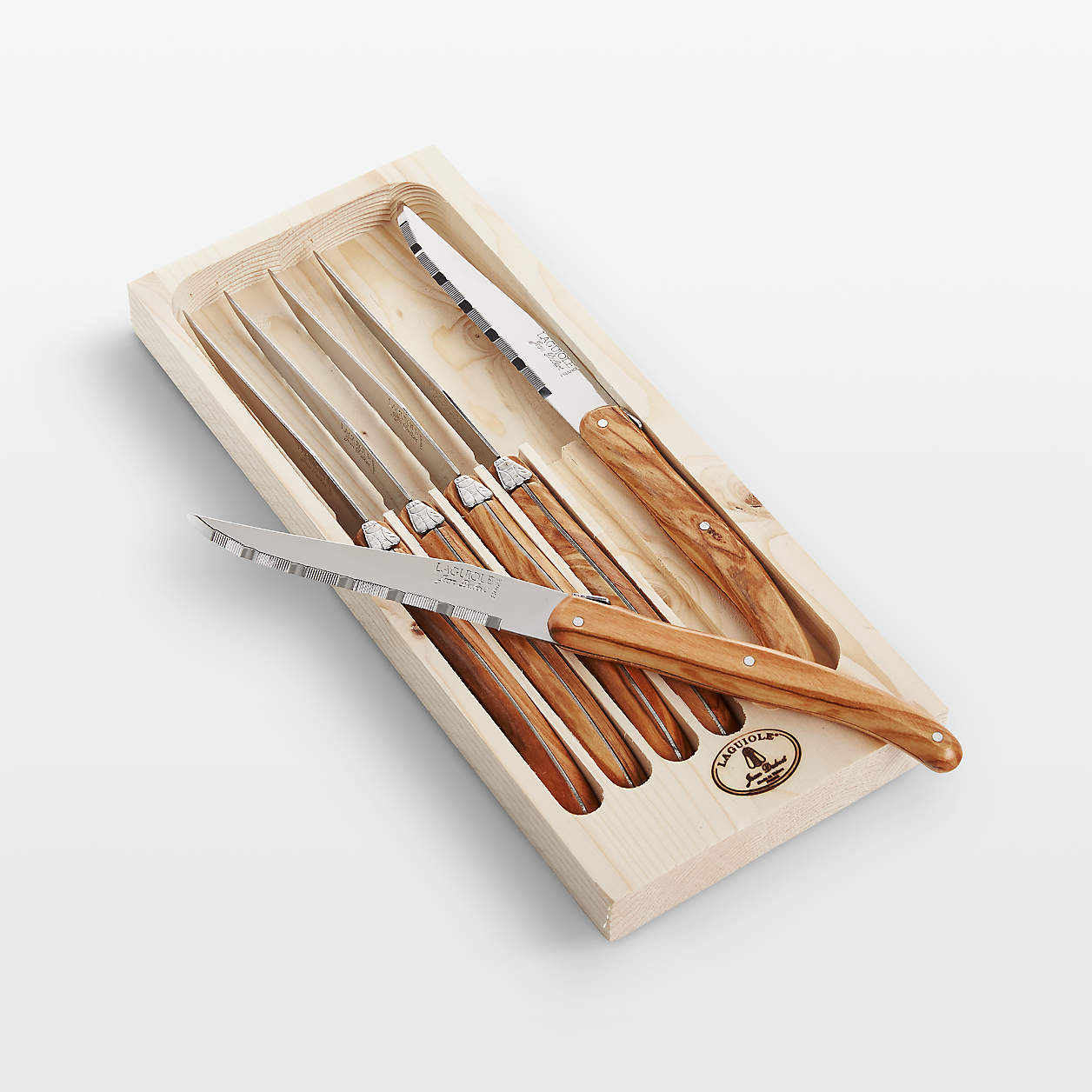 BMH - Wooden Steak Knives Set/6 (2)