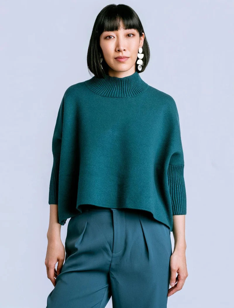 Aja Sweater - Pagoda Teal