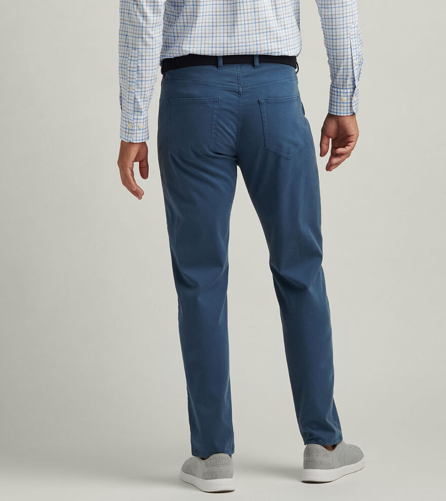 Signature Sateen 5Pkt Pant - Navy
