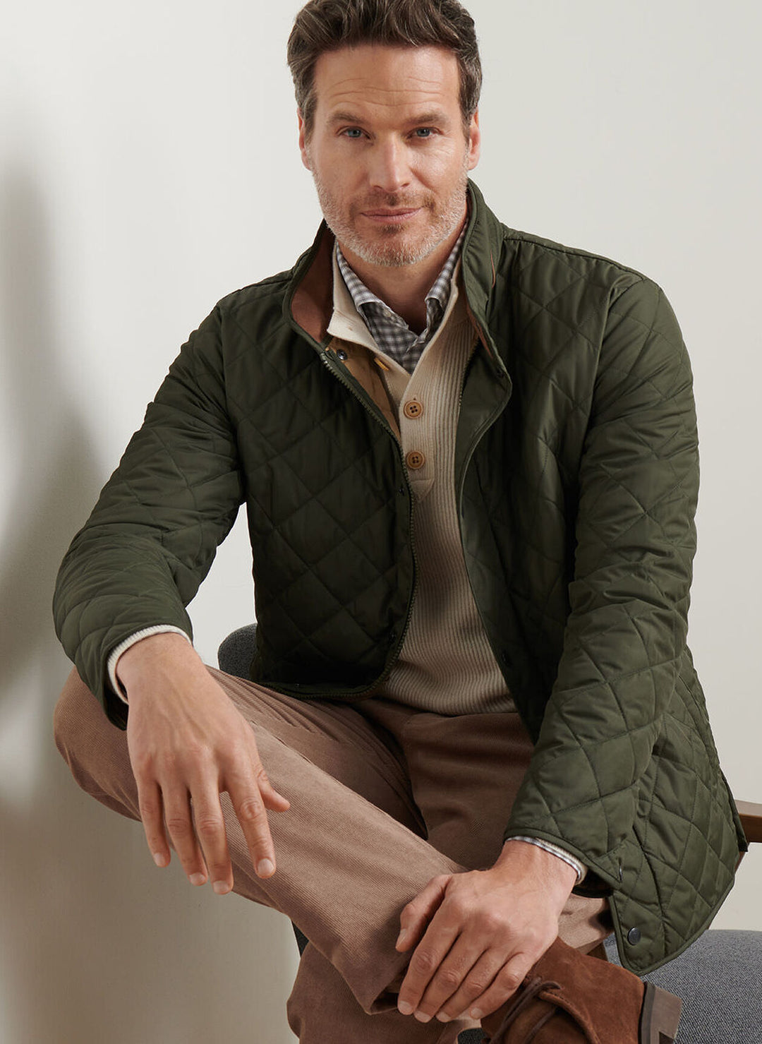 Suffolk Coat - Dark Olive