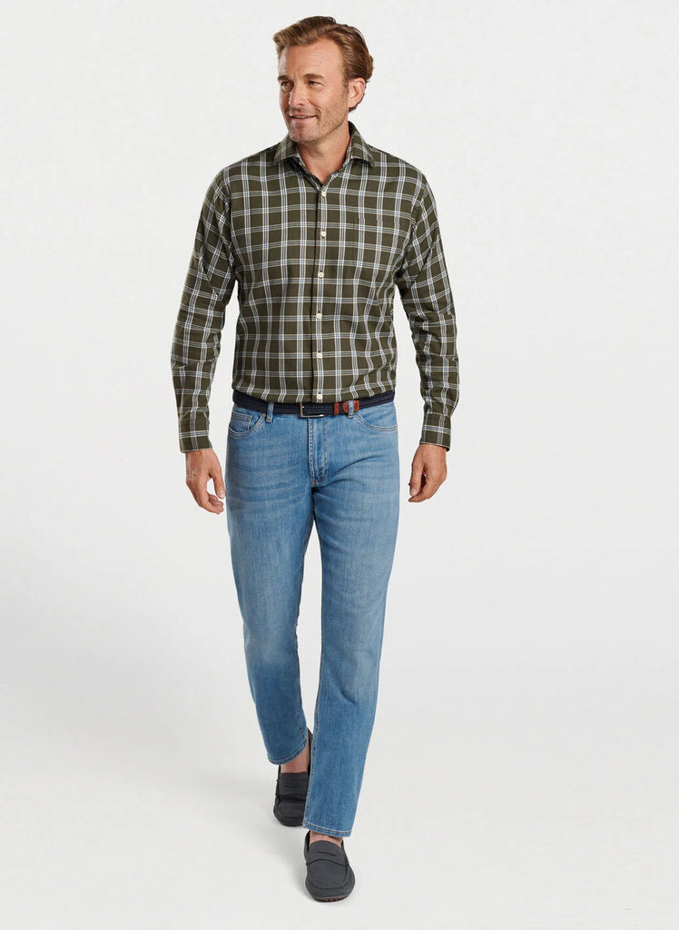 Vernon Flannel Ctn Stretch Sport shirt