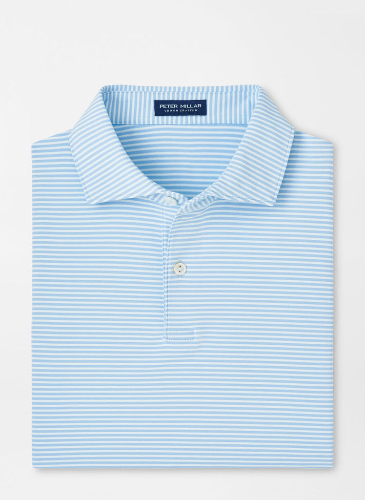 Ambrose Performance Jersey Polo Blue Frost