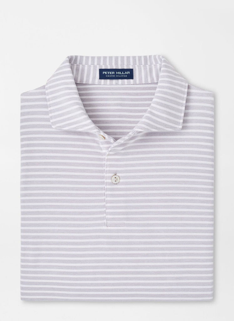 Albatross Cotton Blend Pique Stripe Polo