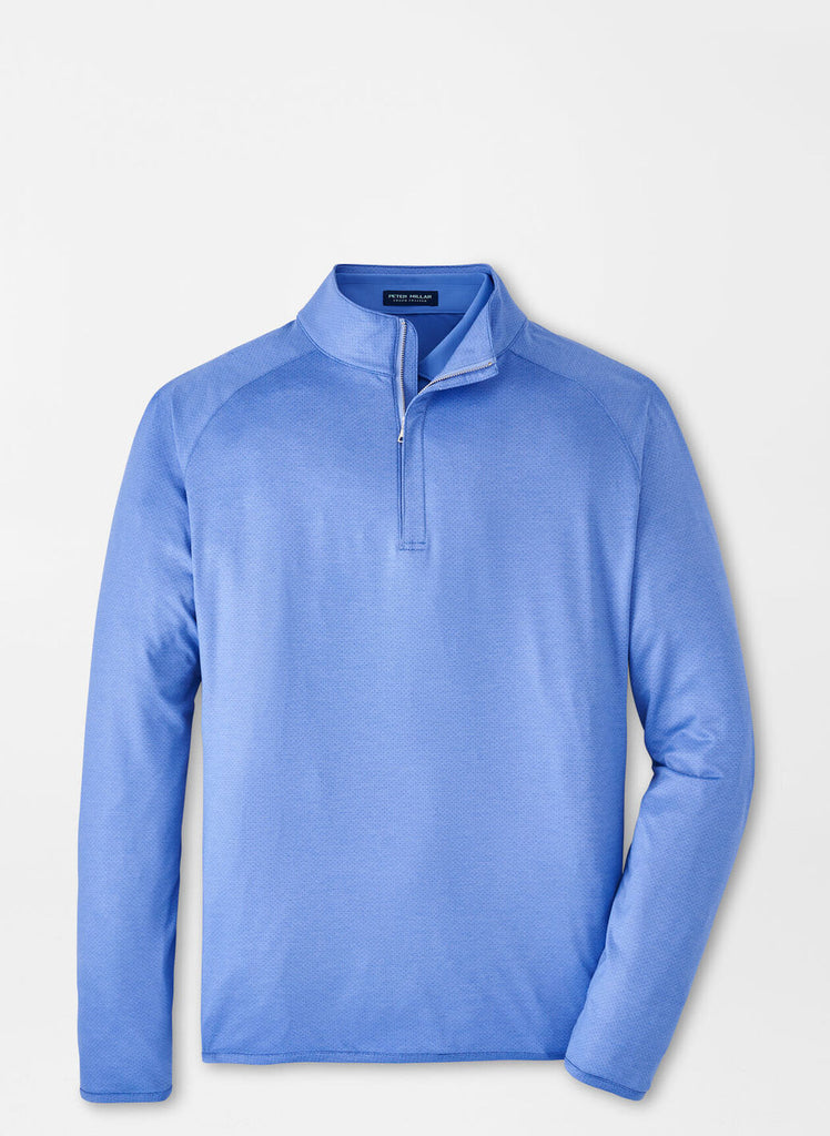 Stealth Delancy Dot Performance Quarter Zip in Elixir