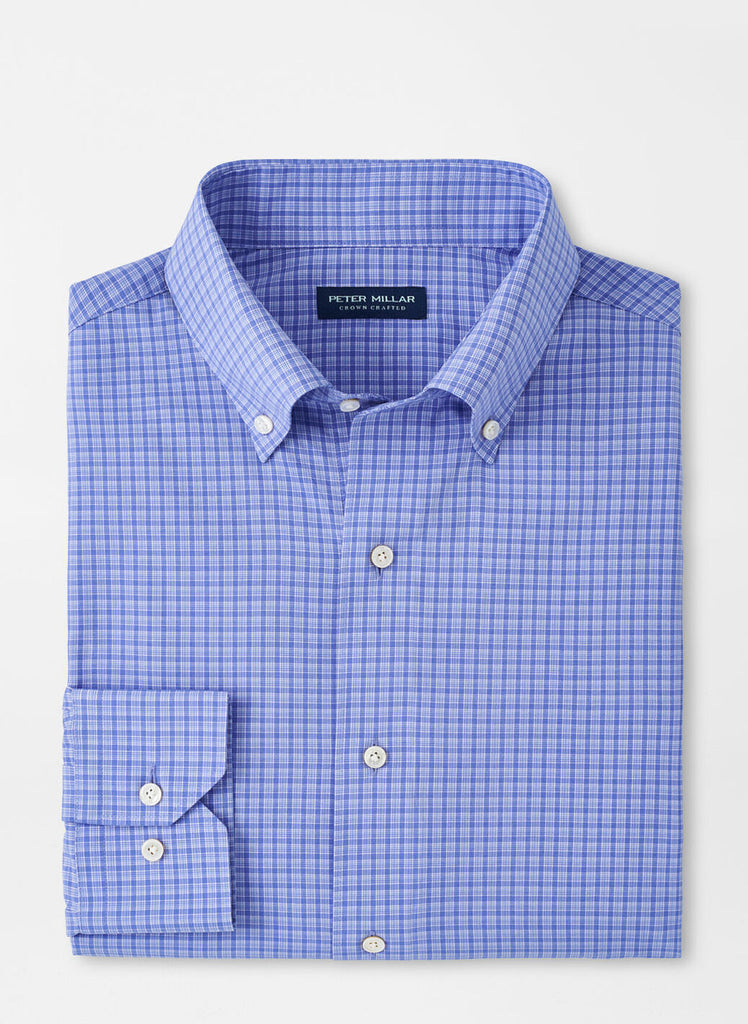 Cheviot Performance Poplin Sport Shirt -Elixir Blue