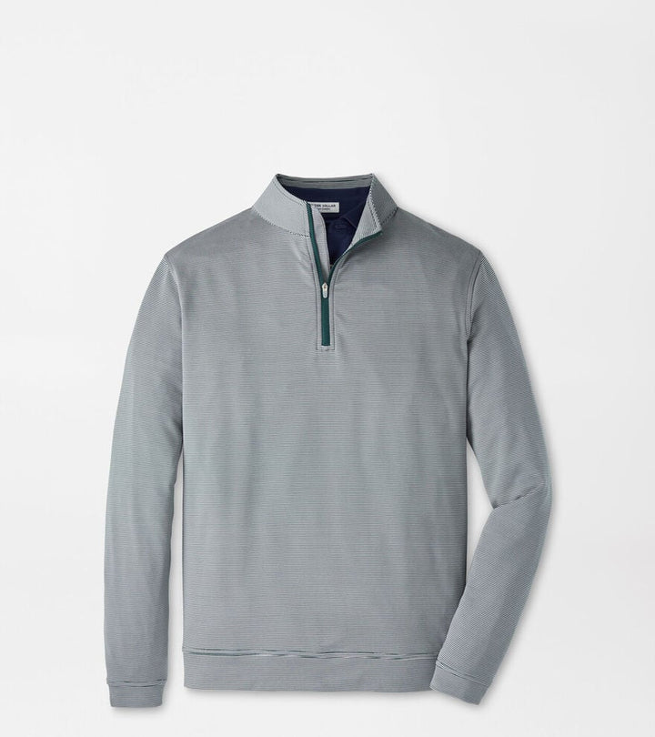 Sugar Stripe Perth 1/4 Zip-MF25EK40E-NORDIC PINE