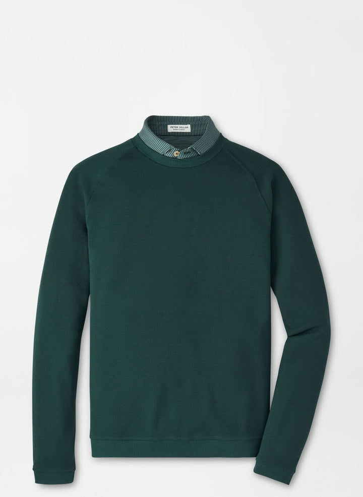 Cradle Piqué Performance Crewneck-Nordic Pine