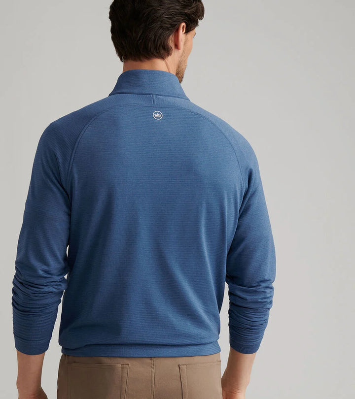BEAUMONT 1/4 ZIP-MF25EK46-BLUE HAZE