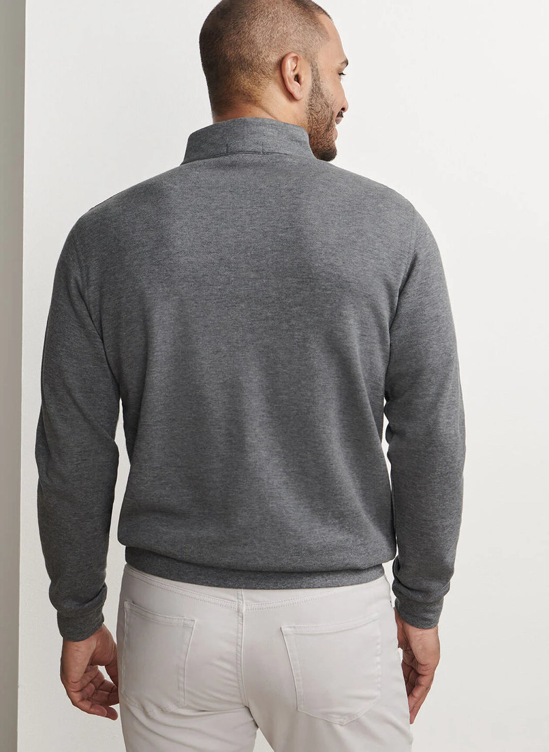 CROWN COMFORT PULLOVER-MF25K49-CHARCOAL