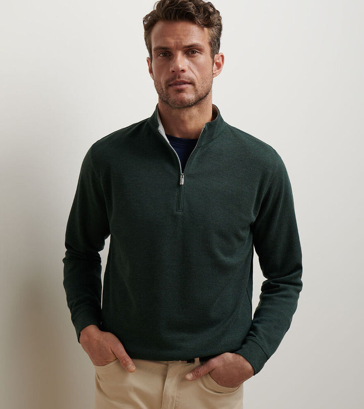 Crown Pullover-MF25K49-DEEP VERDANT