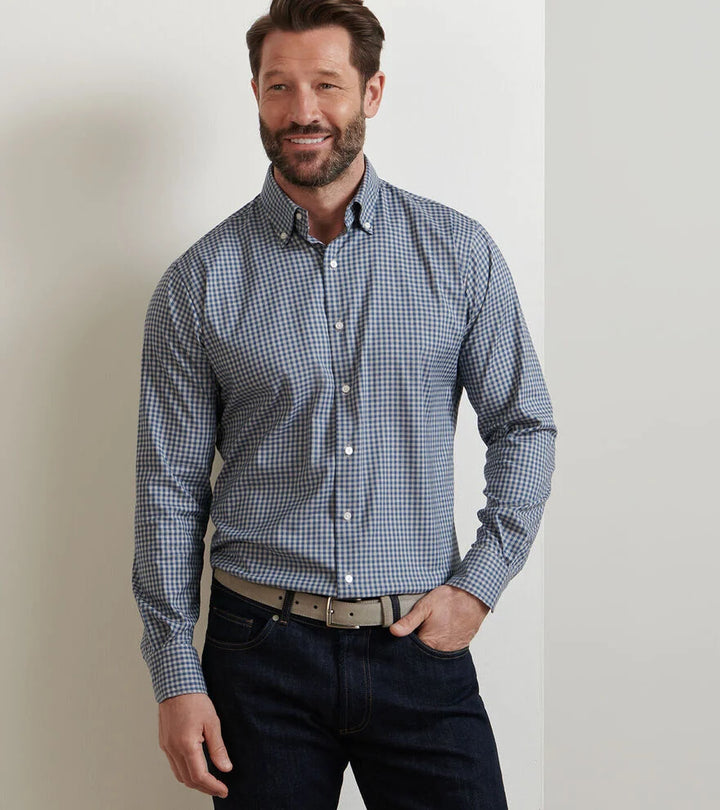 Conway Sport Shirt - MF25W03LTB - Gale Grey