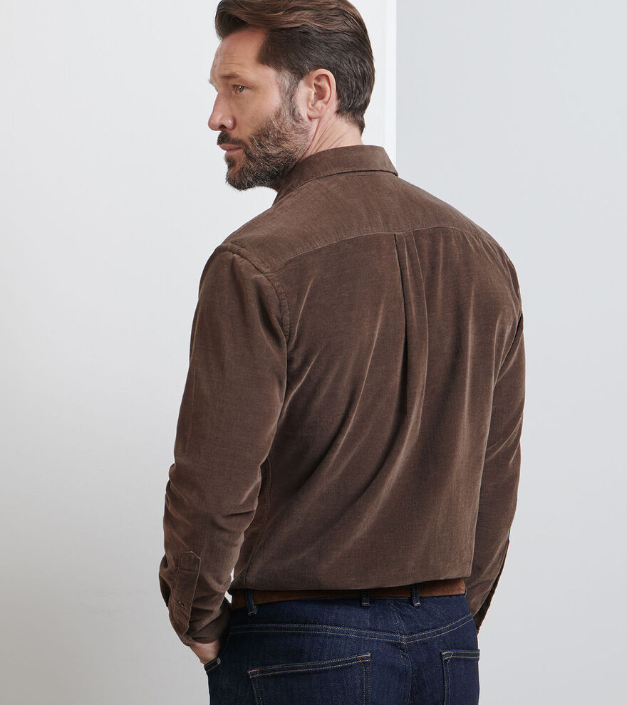 Aspen Corduroy Sport Shirt-MF25W60LTS-FRENCH PRESS