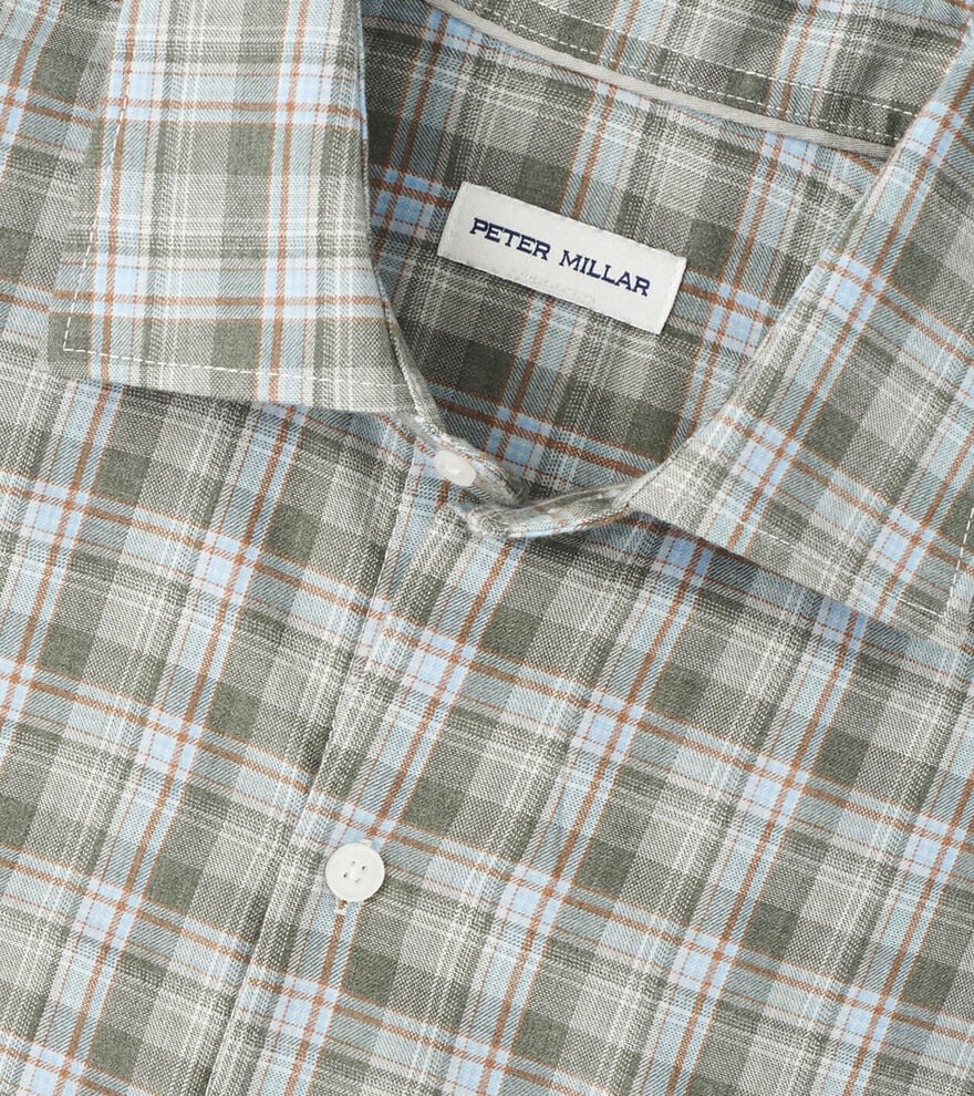 Whitecap Perf. Flannel Shirt-MF25W62LTS-BASIL