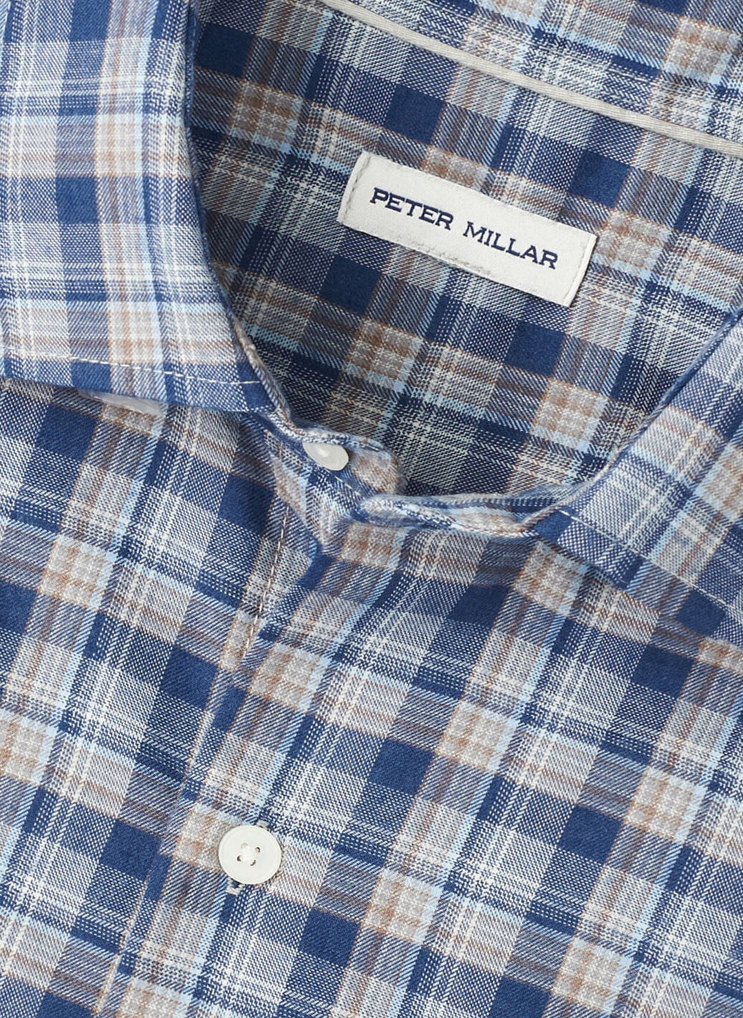 Whitecap Perf Flannel Sport Shirt-MF25W62LTS-BLUE HAZE