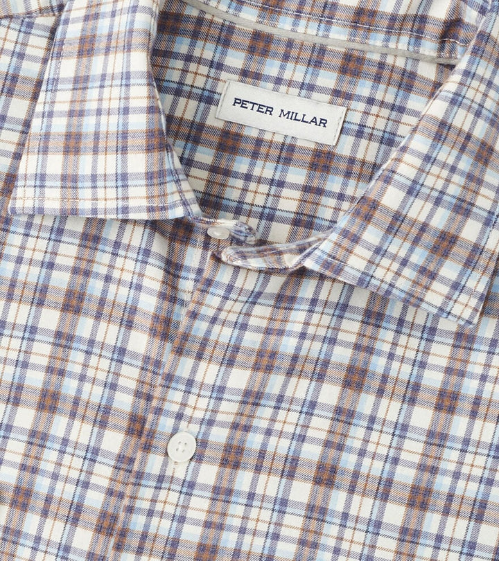 Waynesville Perf. Flannel Sport Shirt - MF25W63LTS - W.IVORY