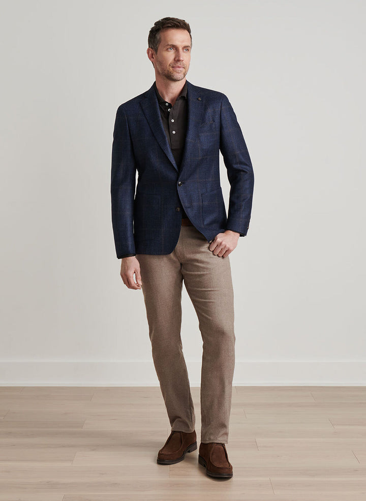 Benning Glen Plaid Soft Jacket-MF25XJ02