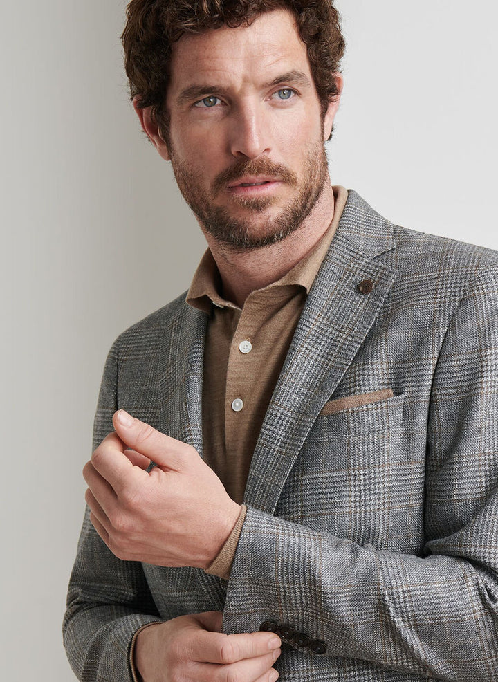 Kemper Plaid Soft Jacket-MF25XJ06