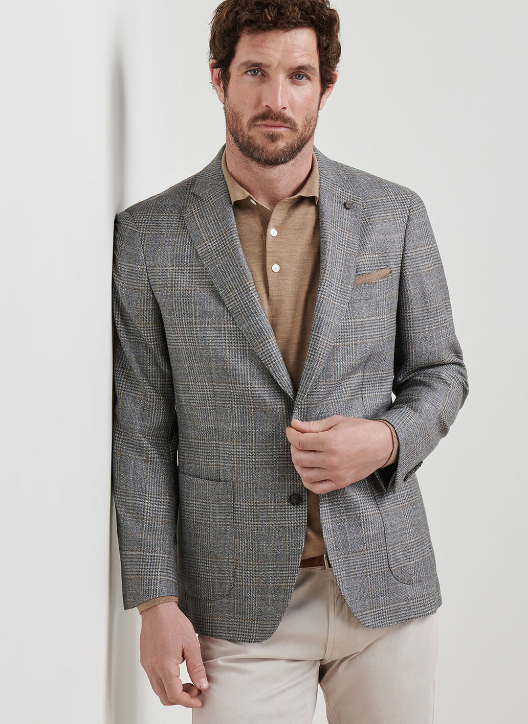Kemper Plaid Soft Jacket-MF25XJ06