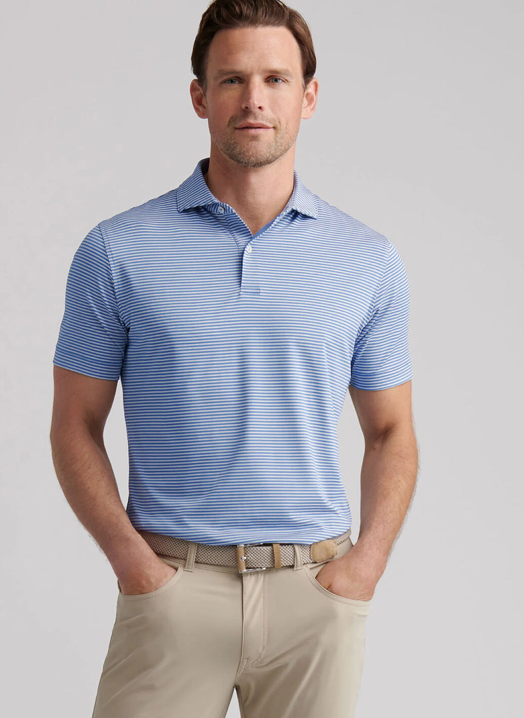 Ambrose Perf. Polo-MF25XK03E-LUNAR