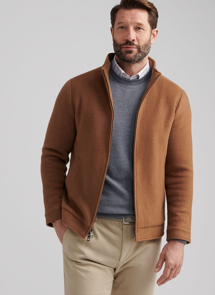 Crown Flex Merino Bomber-Hazelwood