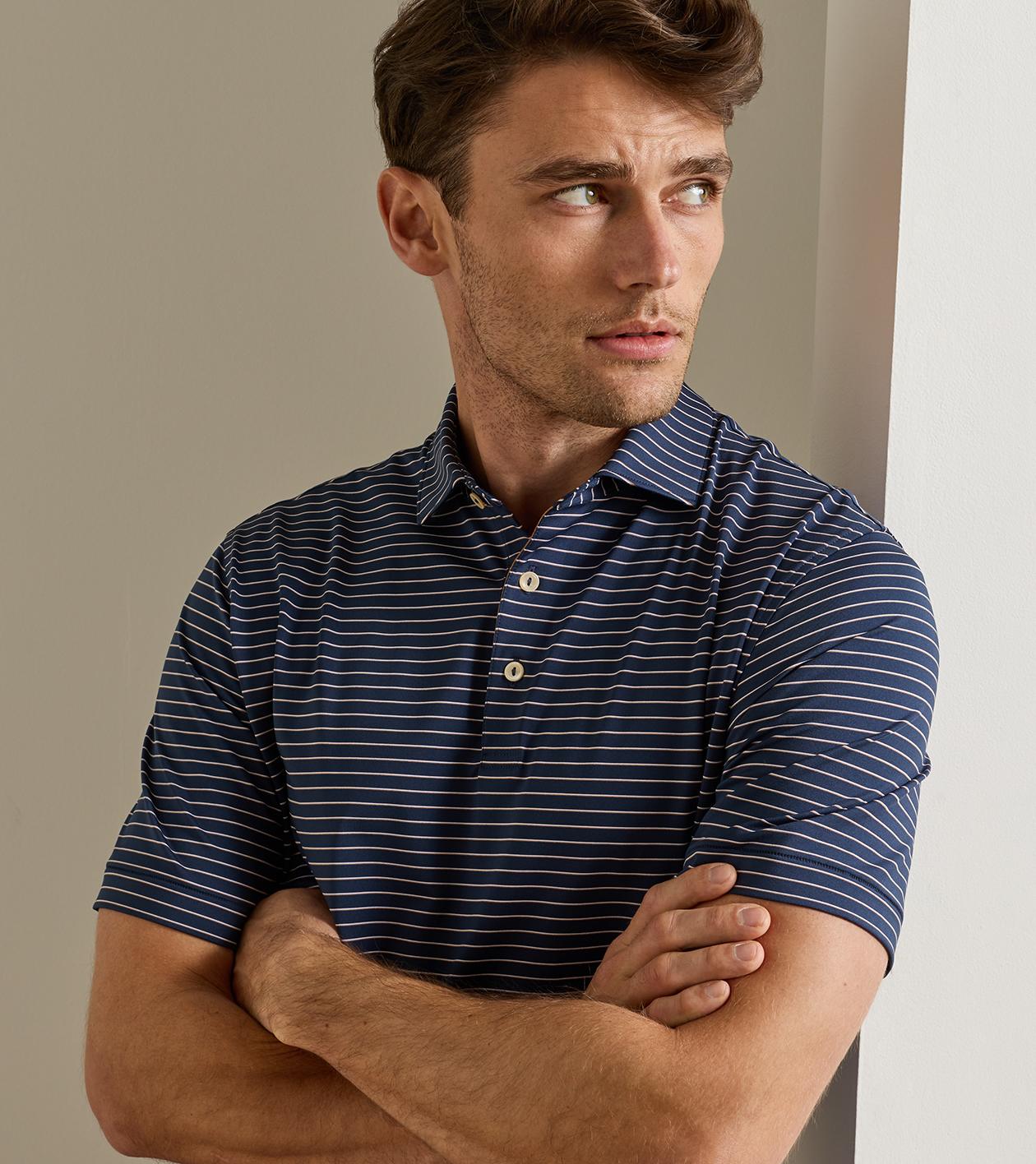 Oaks Perf. Polo-MF26EK08S-NAVY