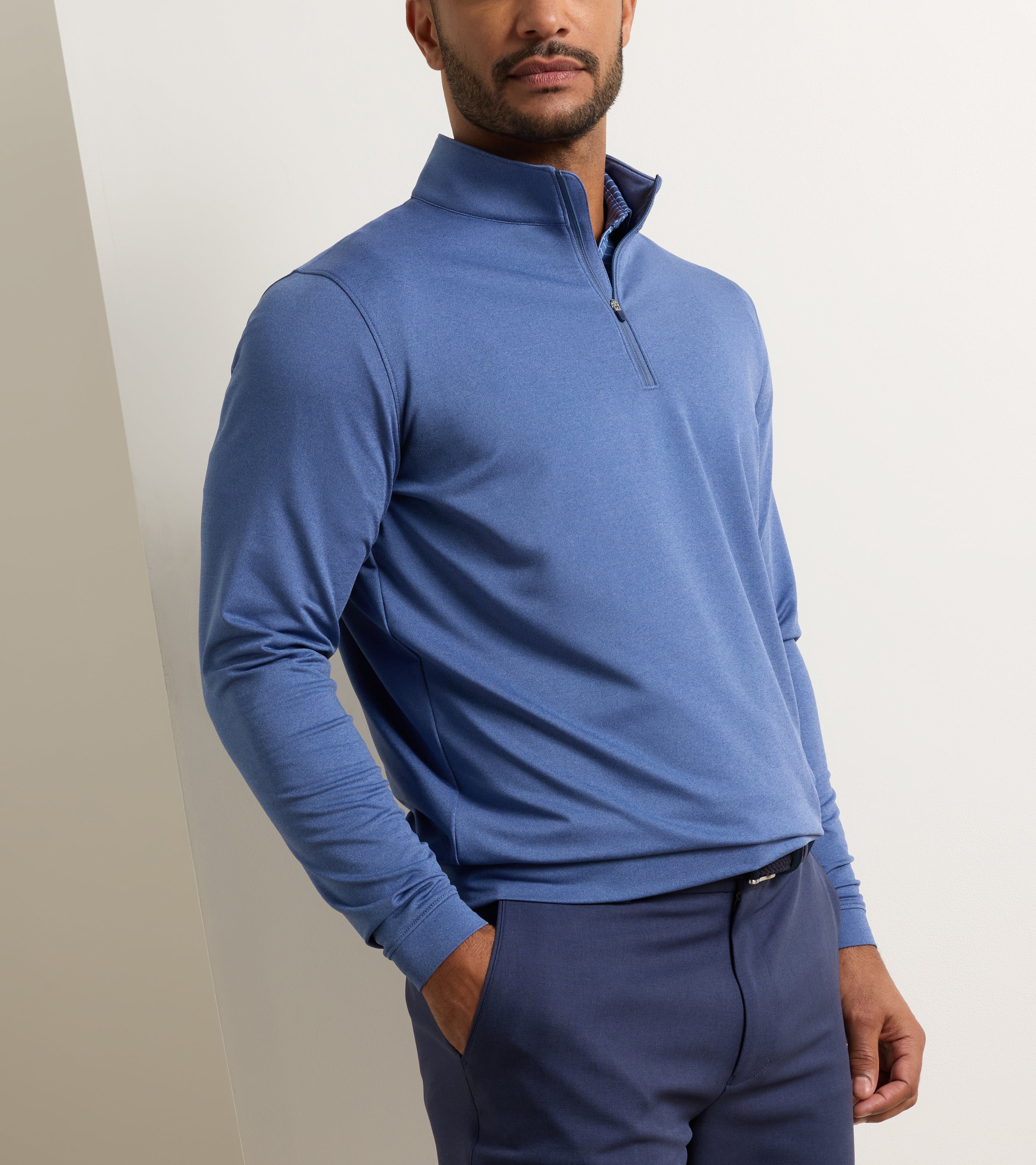 PERTH 1/4 ZIP-MF26EK40B-BAL