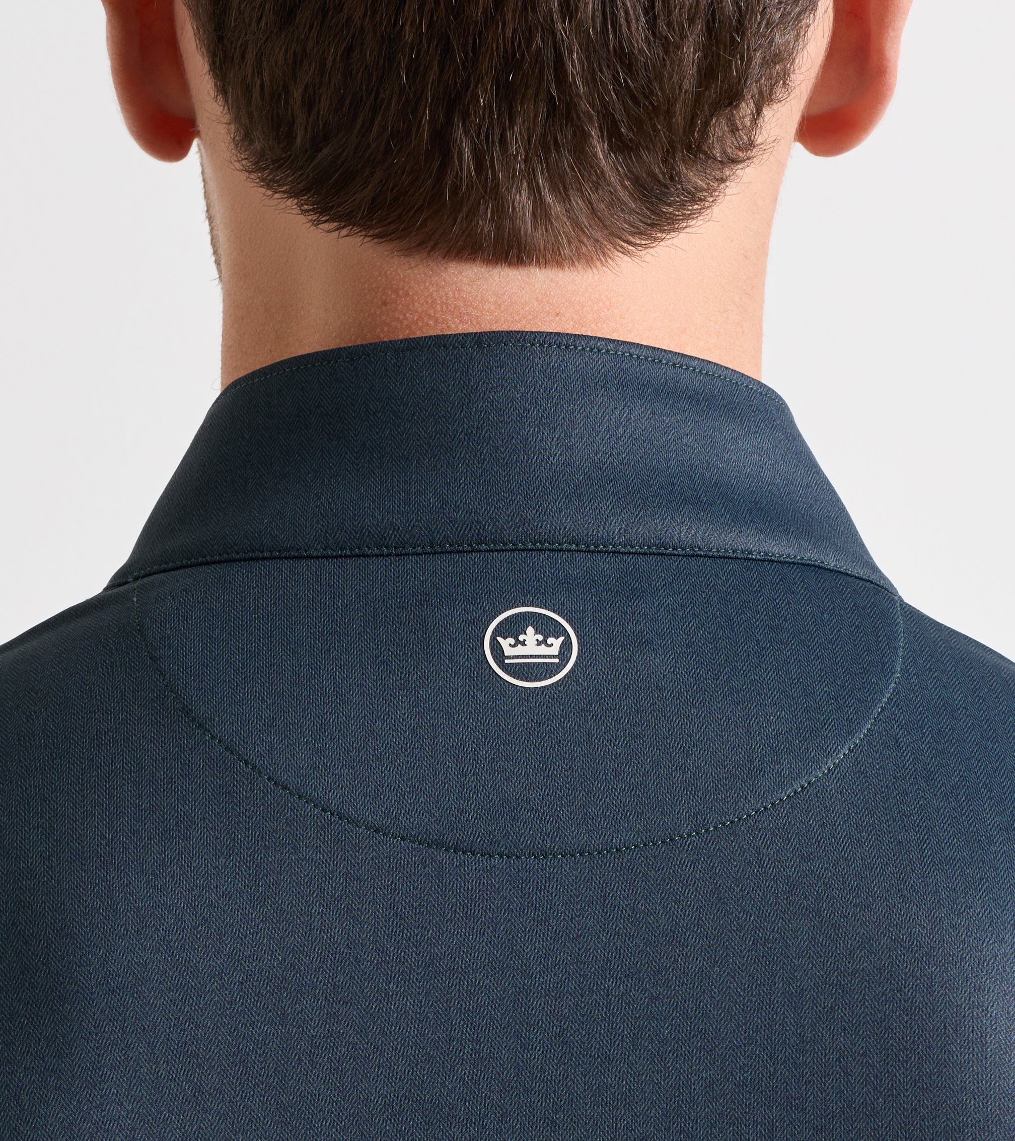 HERRINGBONE 1/4 ZIP-MF26EK40D-PNBRK