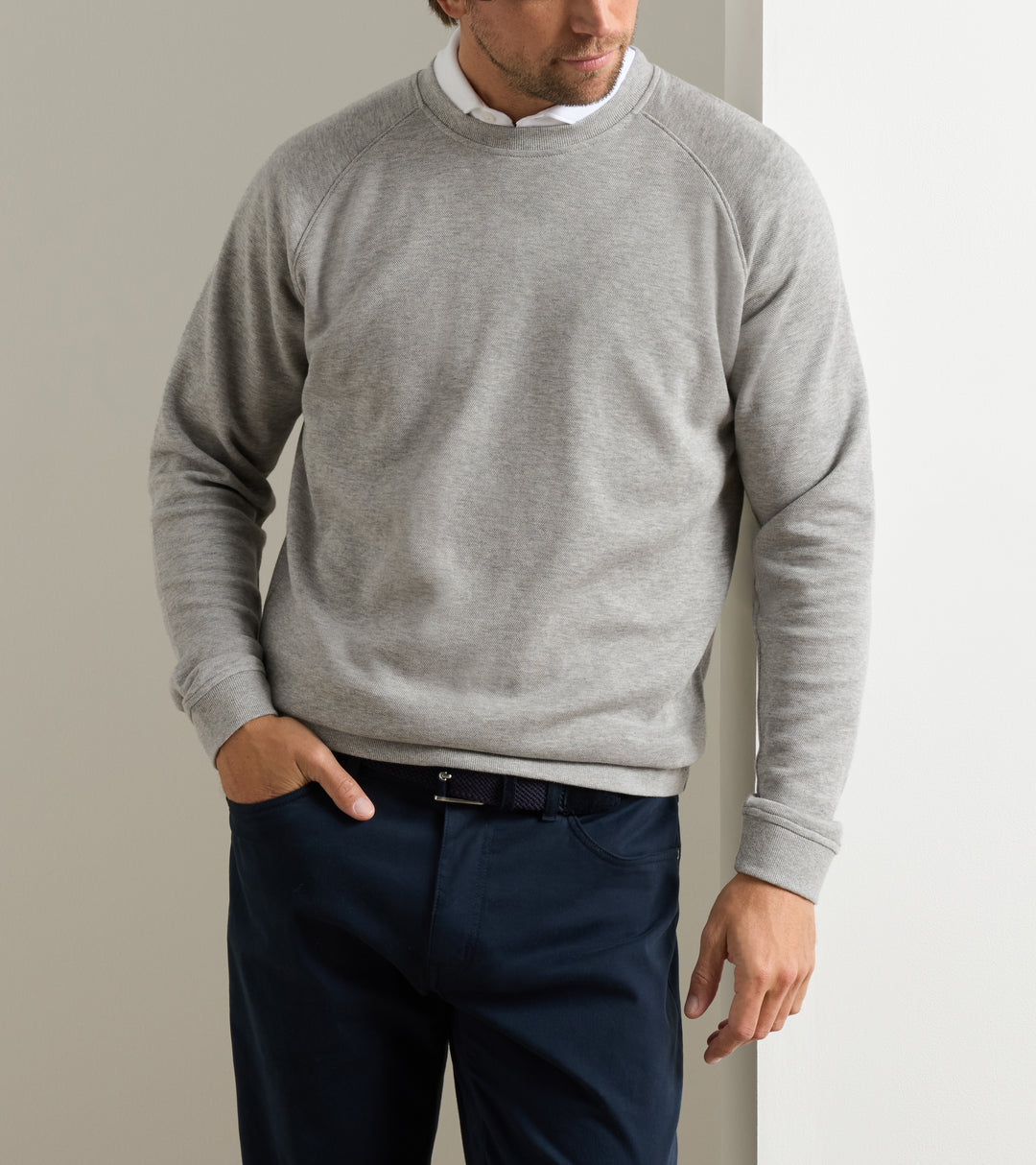 COMFORT CREWNECK-MF26K48-LT. GREY