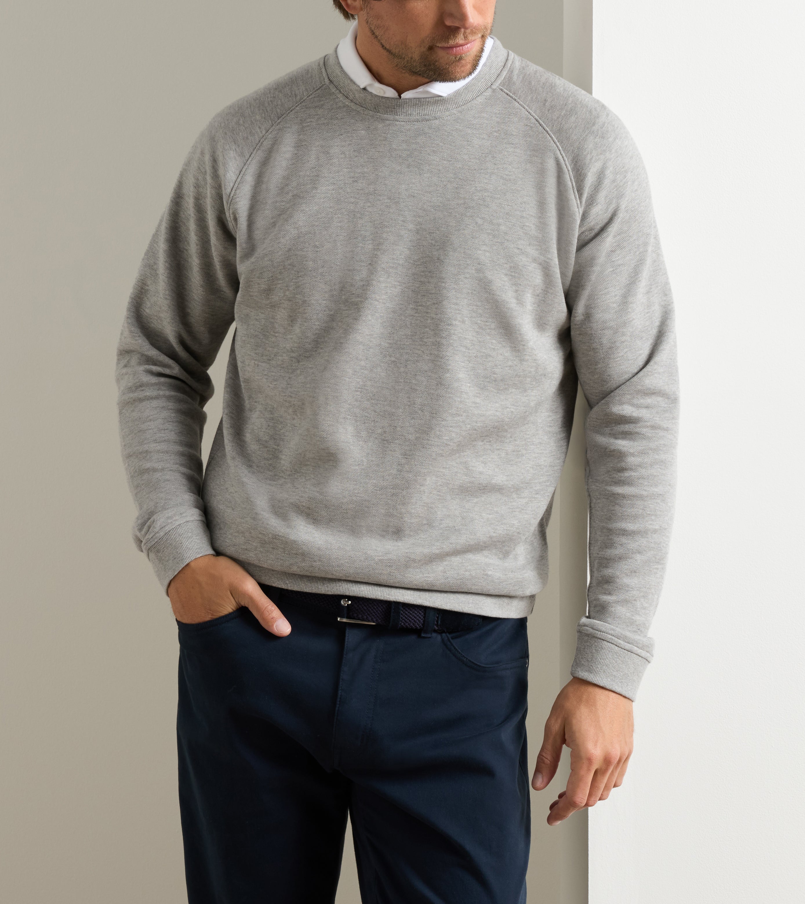 COMFORT CREWNECK-MF26K48-LT. GREY