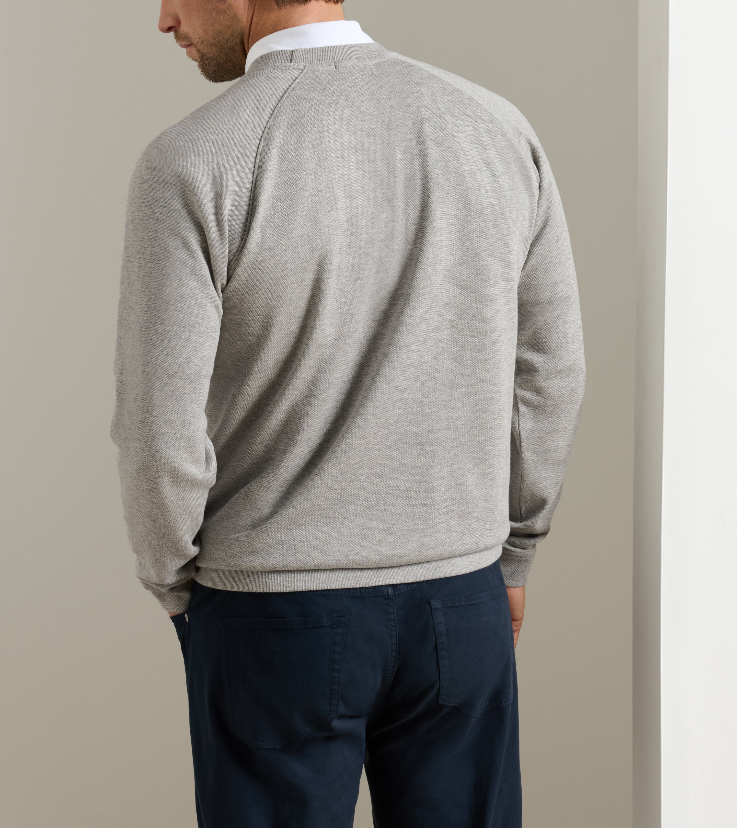 COMFORT CREWNECK-MF26K48-LT. GREY