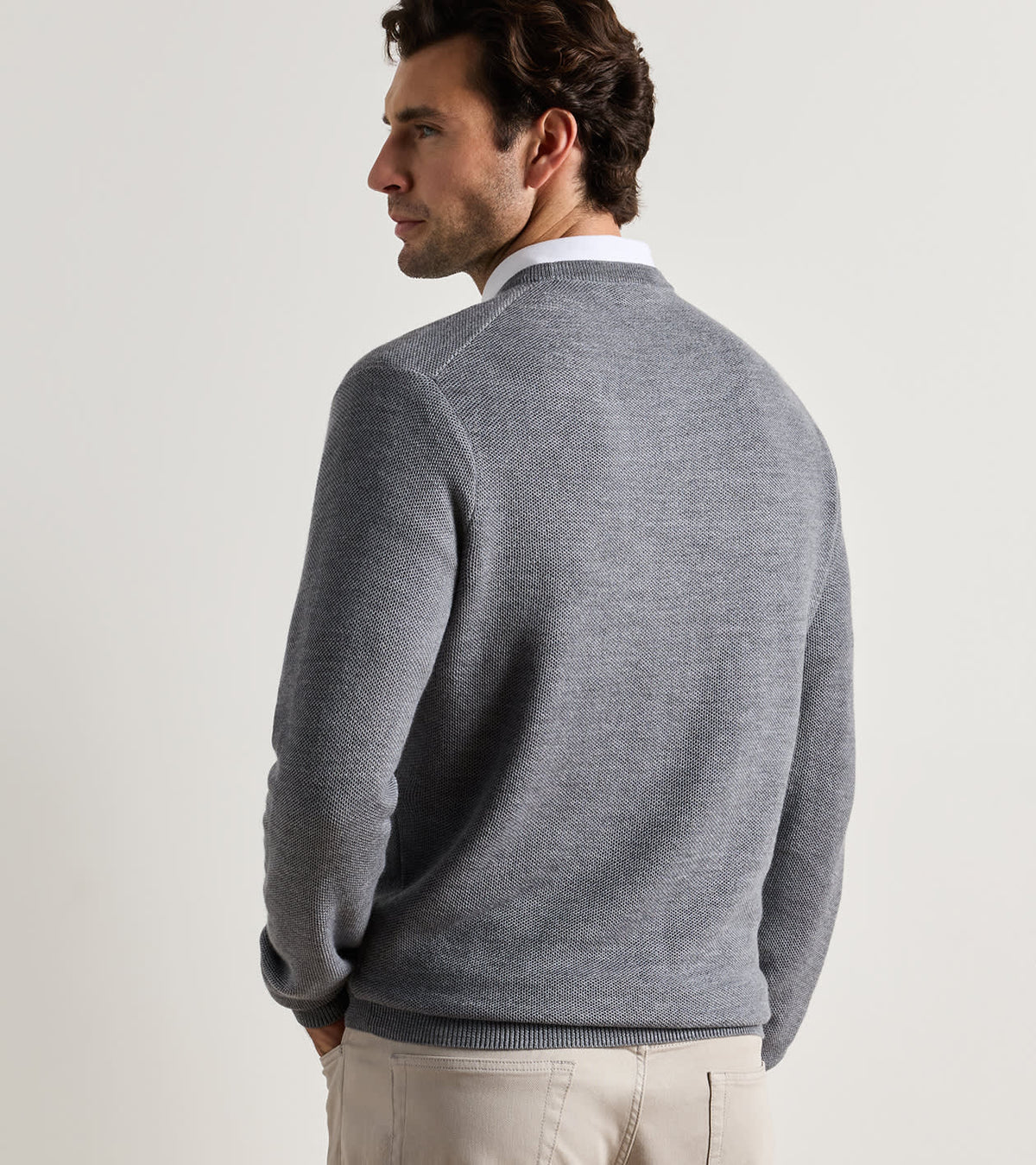 Autumn Crest Honeycomb Crewneck Sweater-OSGRY