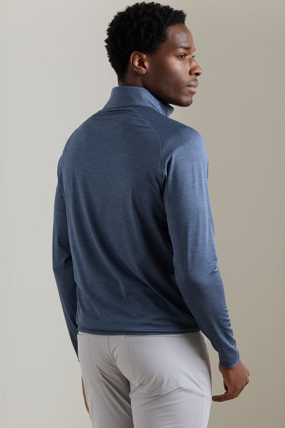 Stealth 1/4 Zip Pullover-MF26XK60-Cadet
