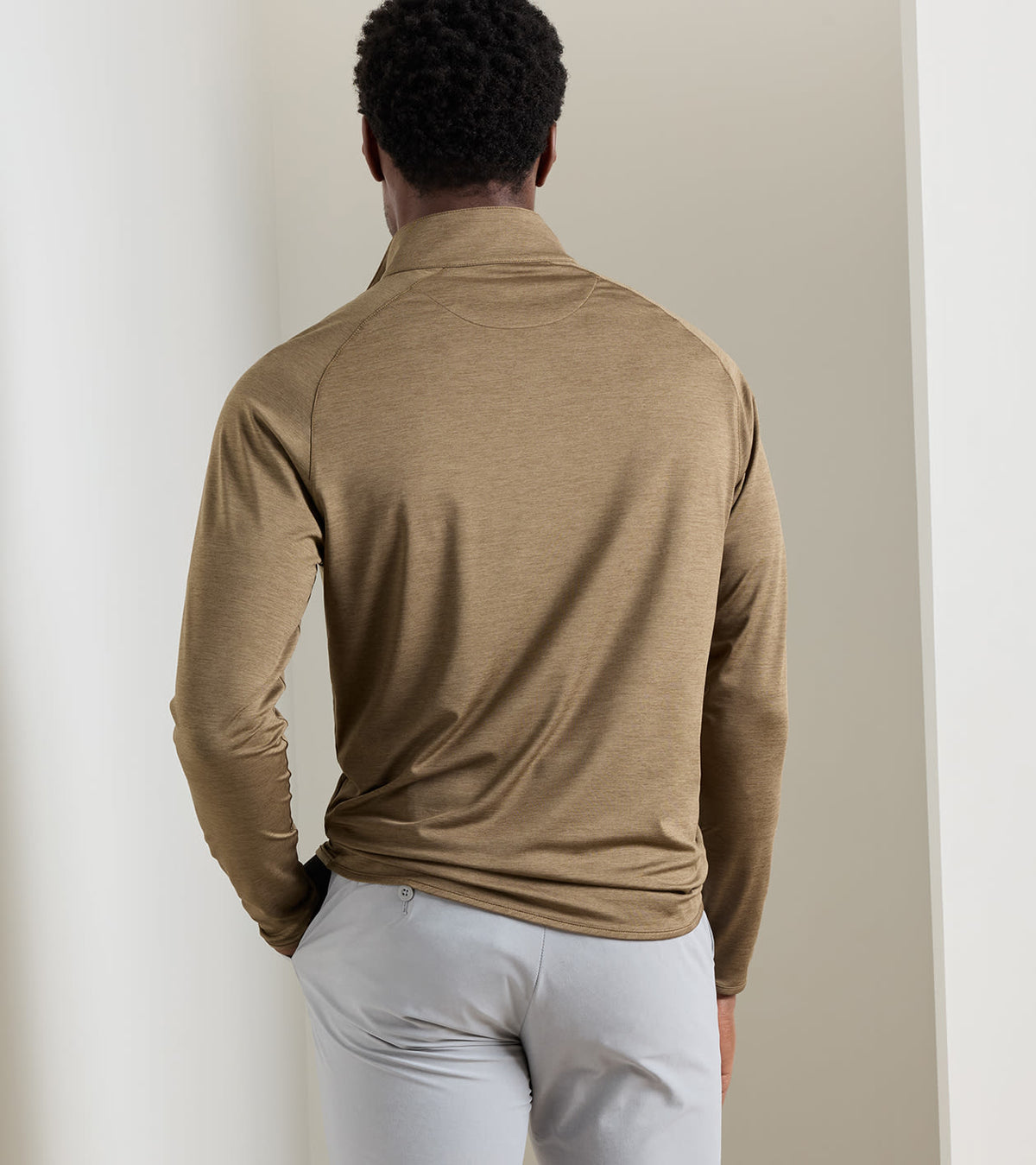 Stealth 1/4 Zip Pullover-MF26XK60-Light Mocha