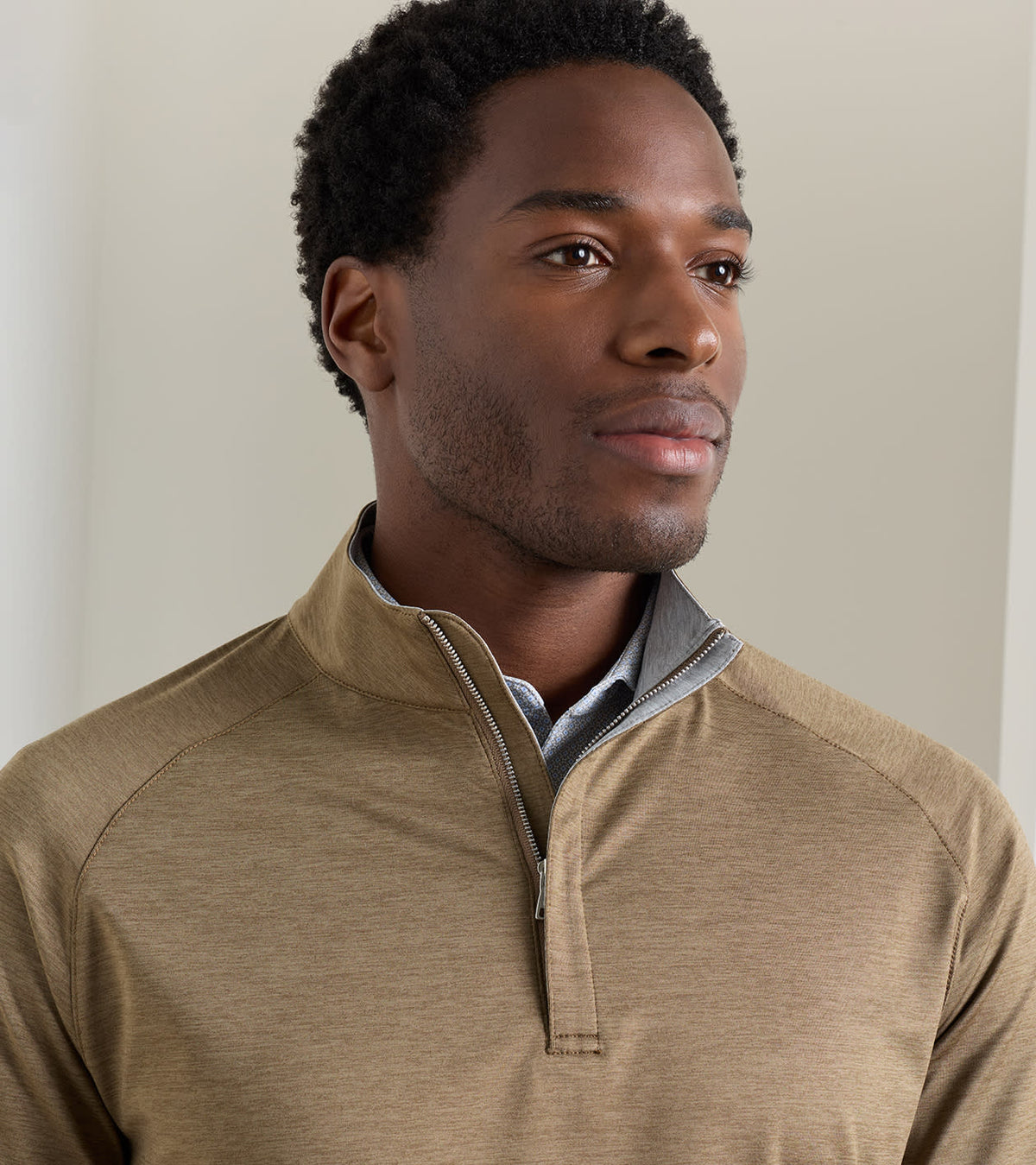 Stealth 1/4 Zip Pullover-MF26XK60-Light Mocha