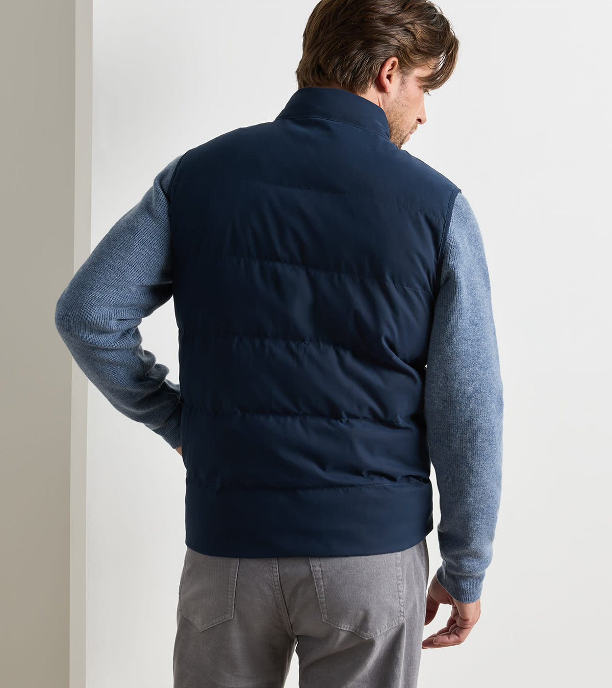 Bedford Quilted Vest-Dark Navy