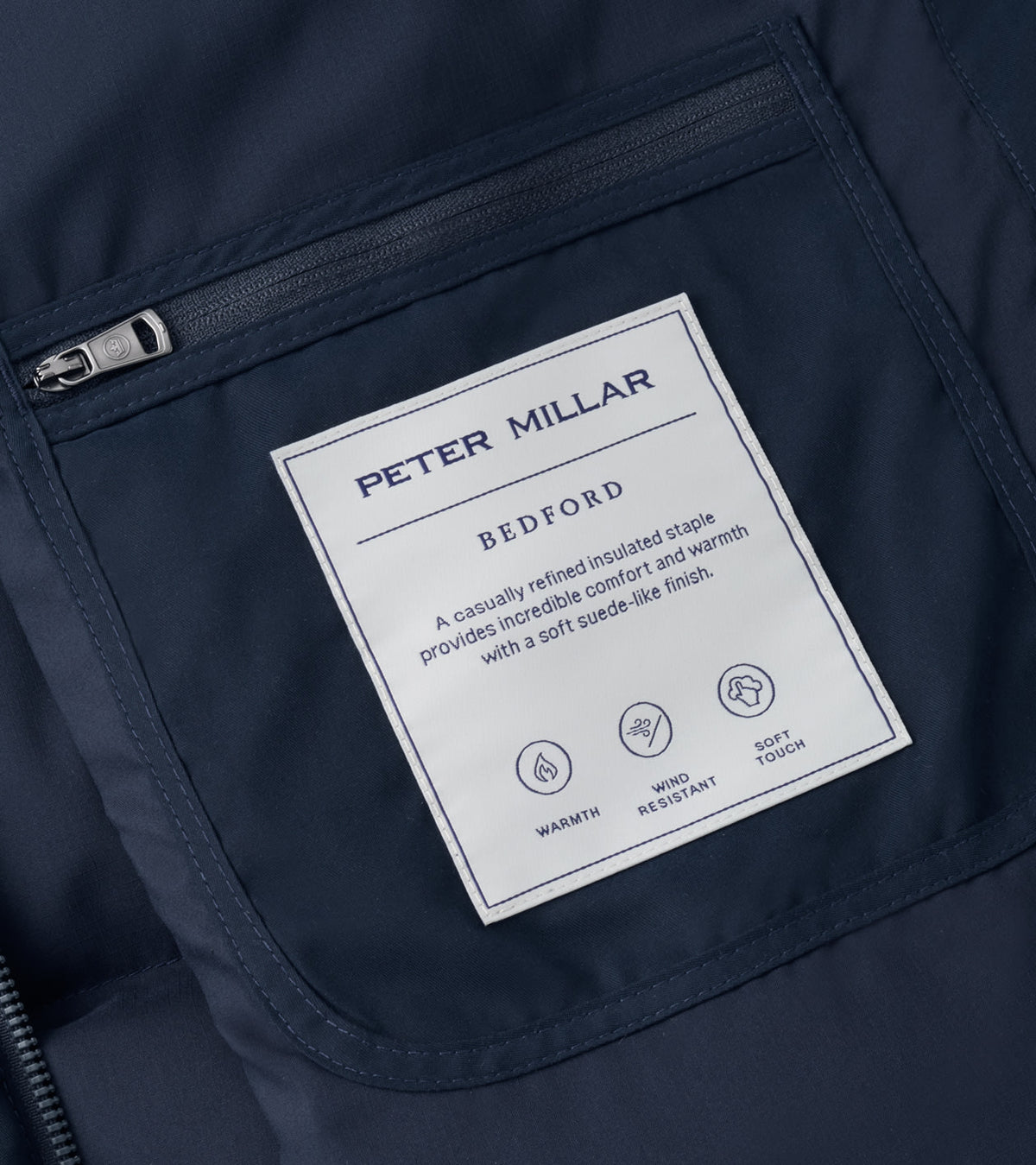 Bedford Quilted Vest-Dark Navy