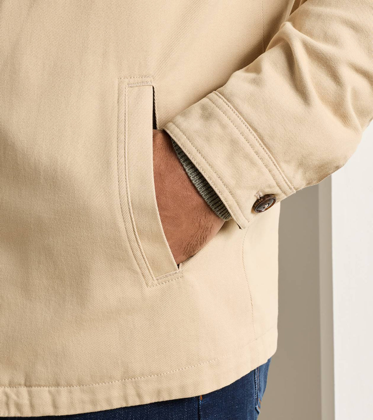 Chatham Cotton Cashmere Coat-Sand