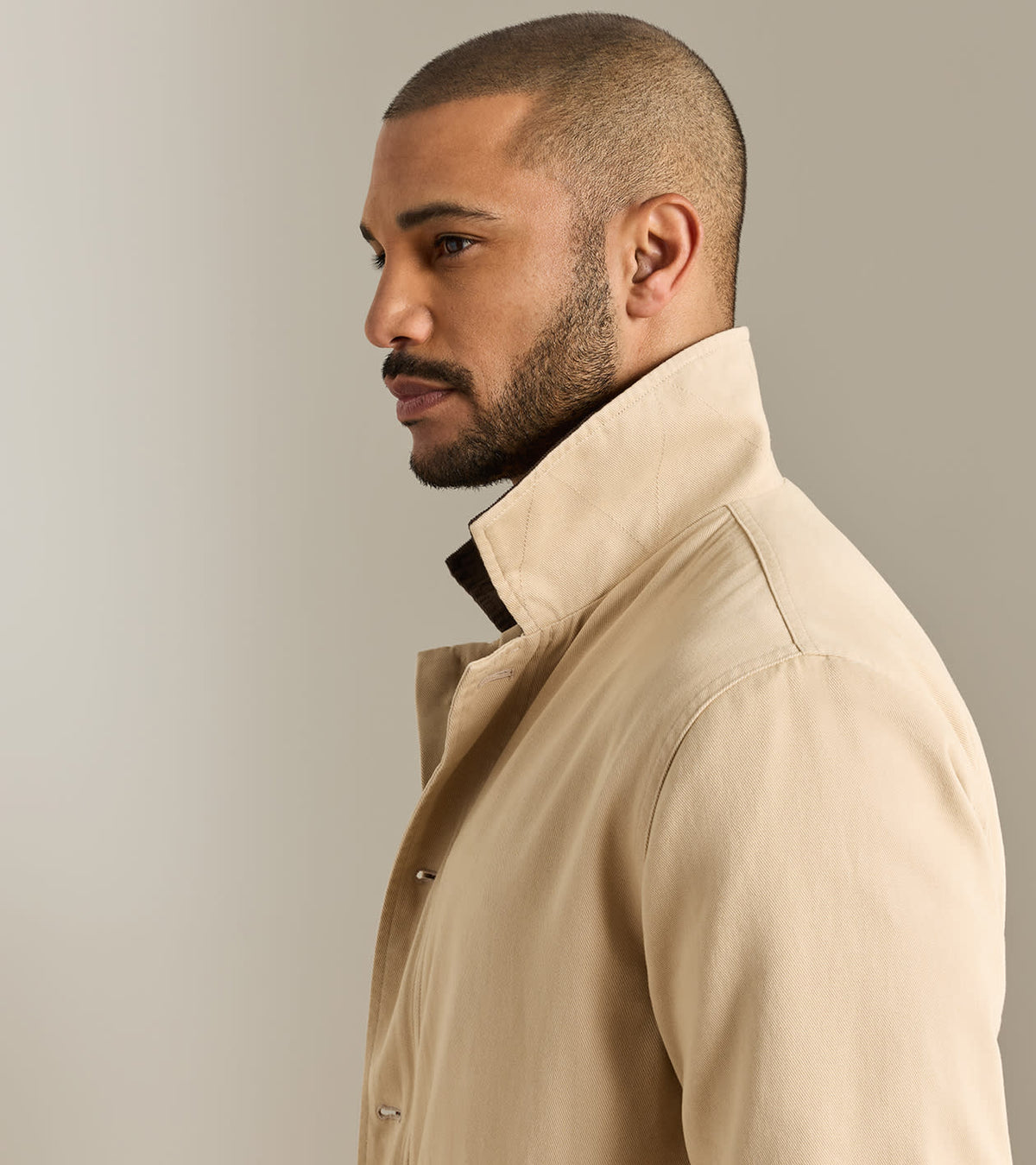 Chatham Cotton Cashmere Coat-Sand