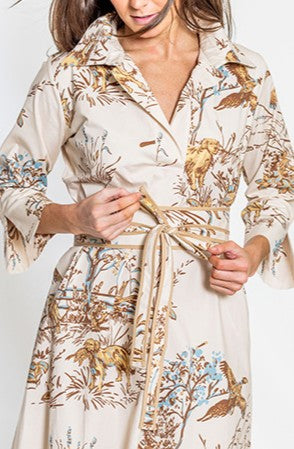 Ruthie Shirt Dress Short w/Belt - Maple Field & Feather