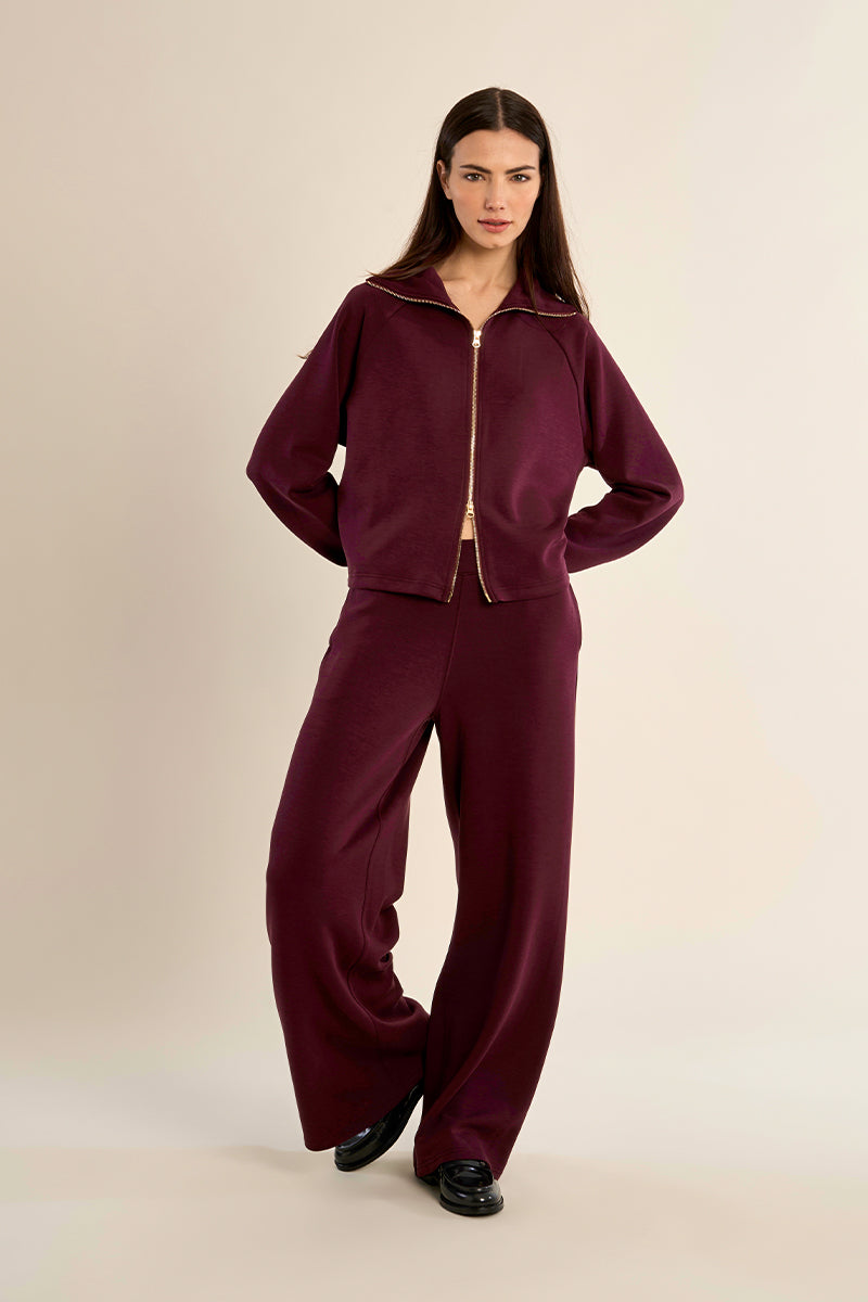 Monalisa Pant - Dark Red