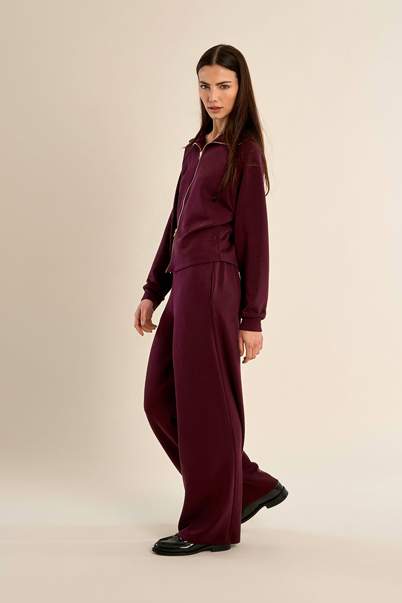 Monalisa Pant - Dark Red