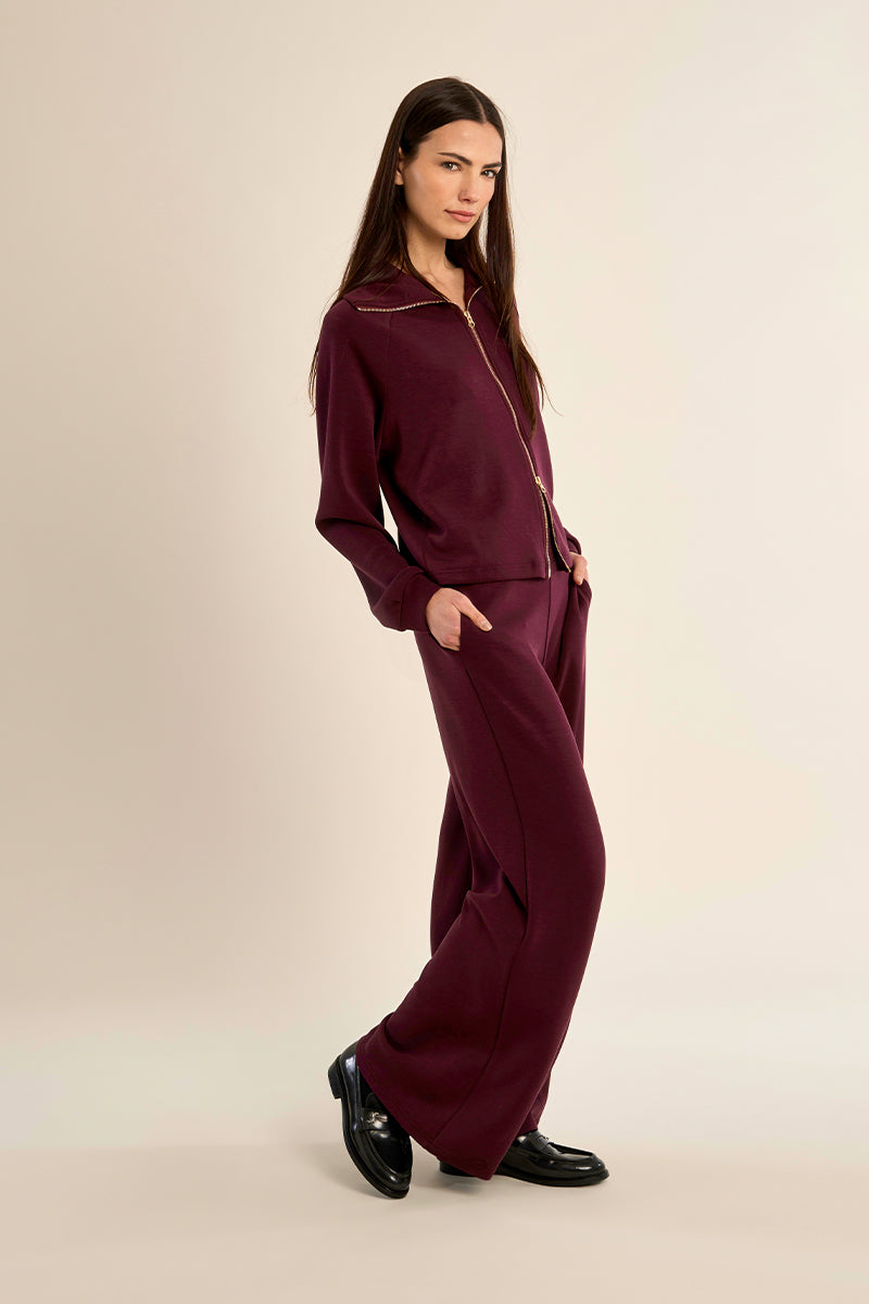 Monalisa Pant - Dark Red